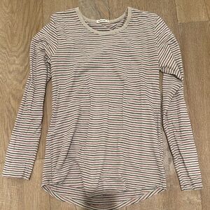 Woman’s marine layer long sleeve striped shirt size medium
